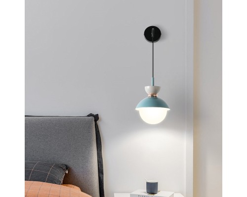 Настенный светильник POMPON WALL Grey Pink ImperiumLoft