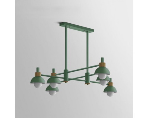 Подвесной реечный светильник FANTA LONG Green ImperiumLoft