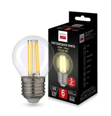 Светодиодная лампа E27 мощность 6W 2700K Transparent от ImperiumLoft ImperiumLoft