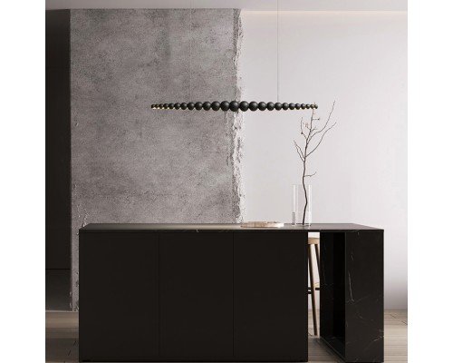 Реечный, рядный светильник BROLLE Black ImperiumLoft