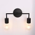 Бра RH Utilitaire Double Sconce Black