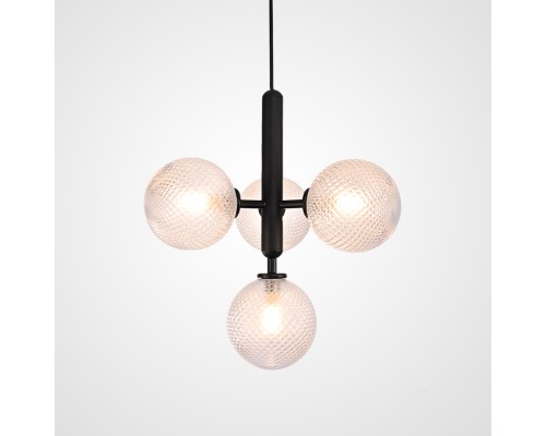 Подвесной светильник RAFFIN 4 Transparent Black