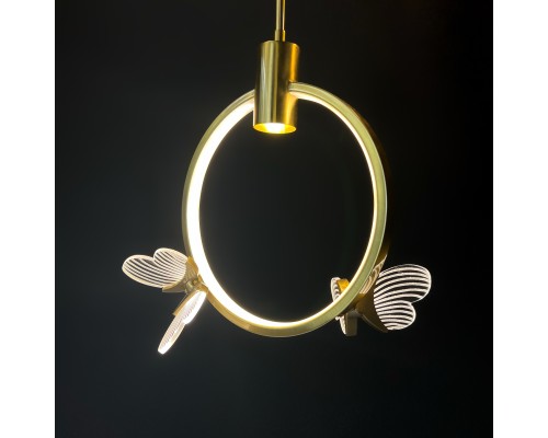 Подвесной светильник BABETTA RING 2 brass 4000К