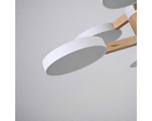 Люстра на штанге TURNA DBL L6 White ImperiumLoft