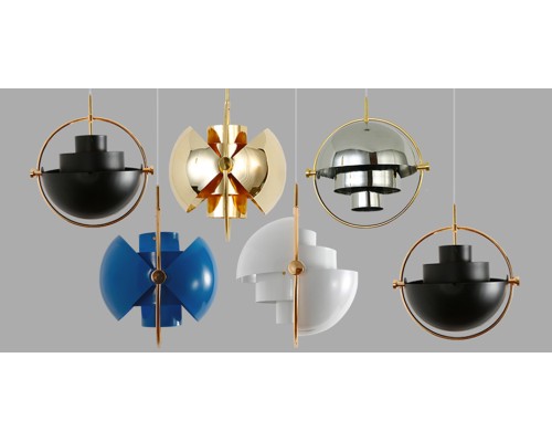 Подвесной светильник Louis Weisdorff Multi-lite Pendant Blue ImperiumLoft