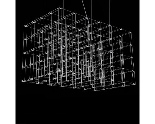 Подвесная люстра Quasar Cosmos Square LED pendant light 80/80/140 ImperiumLoft
