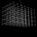 Подвесная люстра Quasar Cosmos Square LED pendant light 80/80/140 ImperiumLoft