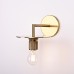 Бра RH Utilitaire Knurled Disk Shade Sconce Brass