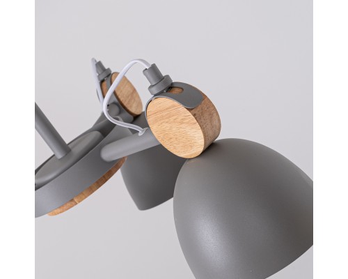 Люстра на штанге ROLLA 3 Gray