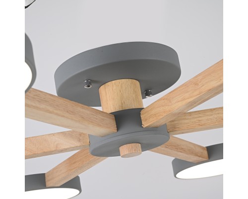 Потолочная люстра TURNA 6 Gray