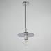 Подвесной светильник RH Utilitaire Disk Shade Pendant Silver ImperiumLoft