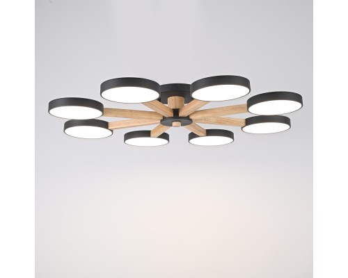 Потолочная люстра TURNA 8 Black