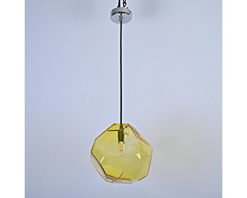 Подвесной светильник Color Ice Cube Pendant JEVIO 1 Янтарный