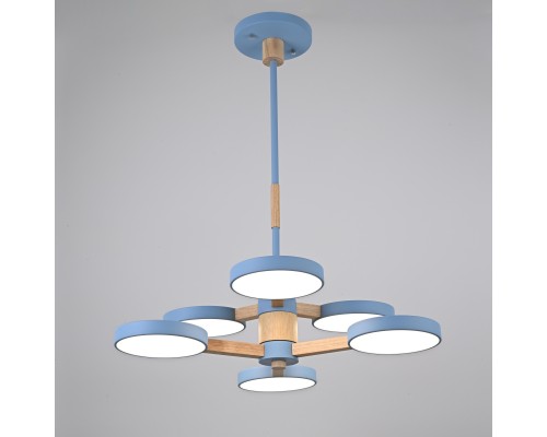 Люстра на штанге TURNA DBL L6 Blue