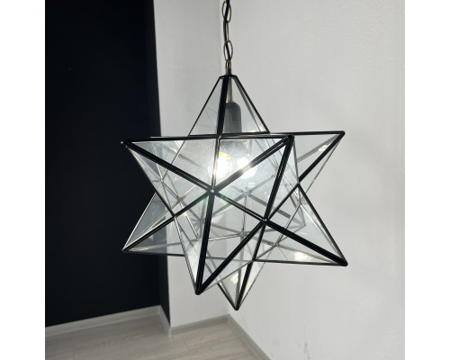 Люстра Black Star Clear Glass 40 см ImperiumLoft