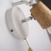 Бра с рожками DEER A SWITCH White/Light wood ImperiumLoft