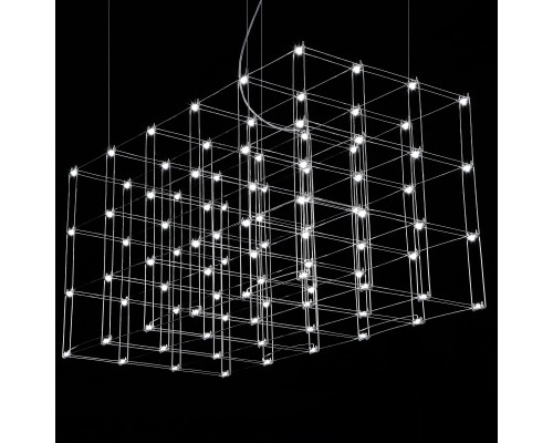 Подвесная люстра Quasar Cosmos Square LED pendant light 120/60/60 ImperiumLoft