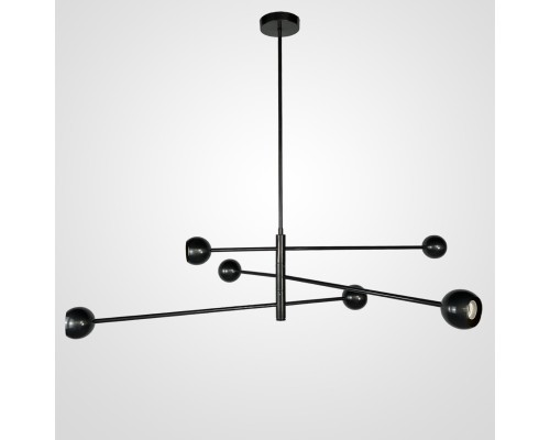 Люстра на штанге SALME L6 A Black ImperiumLoft