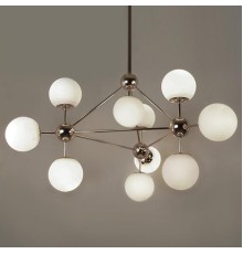 Люстра на штанге Modo Chandelier White Glass L10 ImperiumLoft