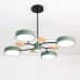 Люстра на штанге MEADE 5 lamps Green ImperiumLoft