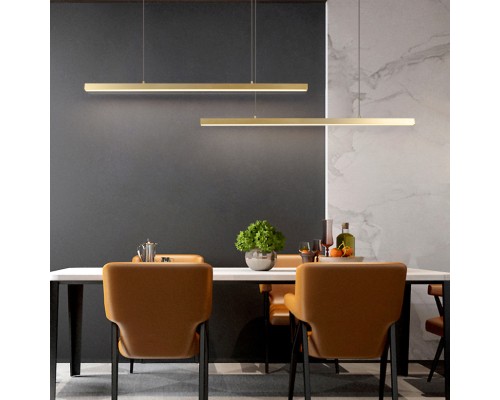 Подвесной светильник HELKEN DUO L115+155 Brass ImperiumLoft