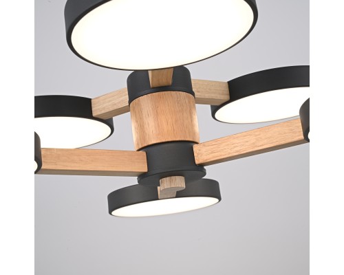 Люстра на штанге TURNA DBL L6 Black