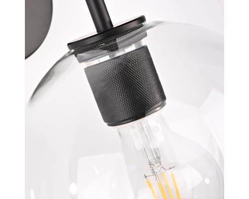 Бра RH Utilitaire Globe Shade Single Sconce Black