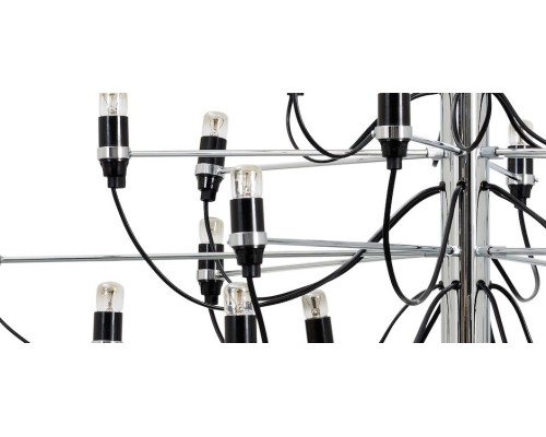 Подвесная люстра Flos 2097 50 holder Chrome by Gino Sarfatti ImperiumLoft