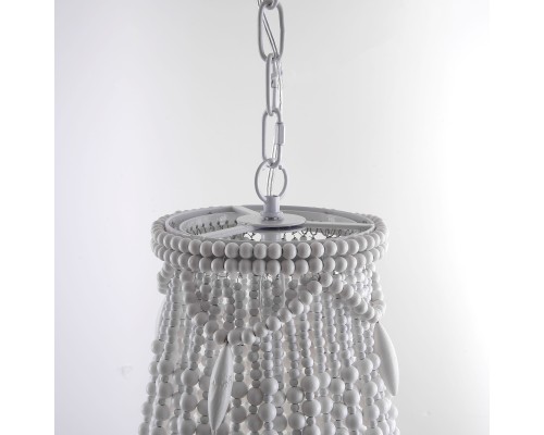 Люстра Anselme White Wood Large Chandelier