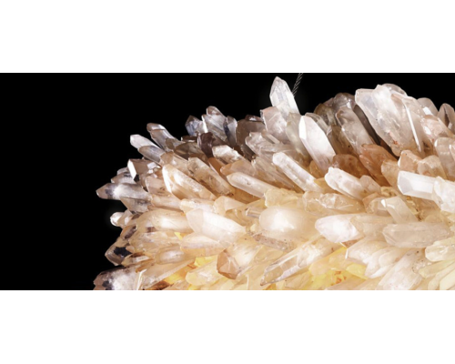 Люстра на штанге RH QUARTZ CRYSTAL абажур из кристаллов кварца ImperiumLoft