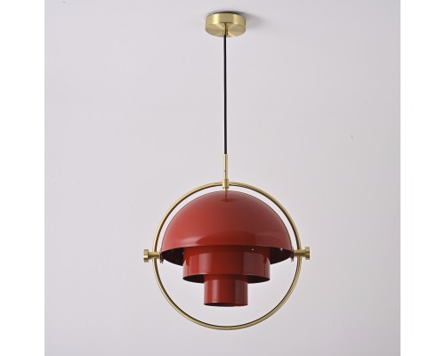 Подвесной светильник Louis Weisdorff Gubi Multi-lite Pendant Red ImperiumLoft