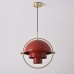 Подвесной светильник Louis Weisdorff Gubi Multi-lite Pendant Red ImperiumLoft