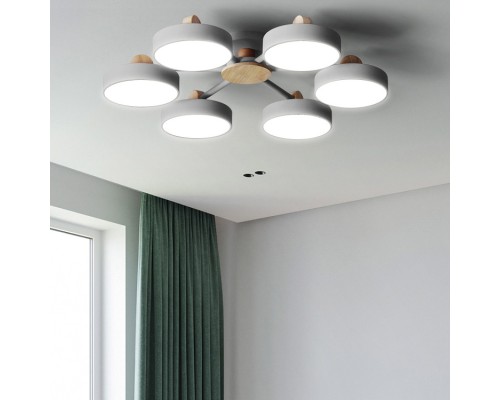 Потолочная люстра MOVE 5 Gray