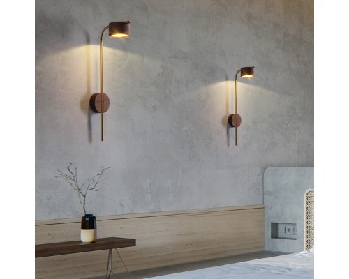 Настенный светильник PATSY H55 Dark brown ImperiumLoft