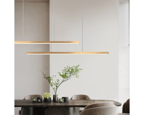 Подвесной светильник HELKEN DUO L115+155 Brass ImperiumLoft
