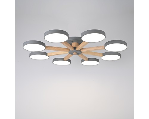 Потолочная люстра TURNA 8 Gray