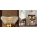 Подвесная люстра Clarissa Glass Drop Petite Round Chandelier ImperiumLoft
