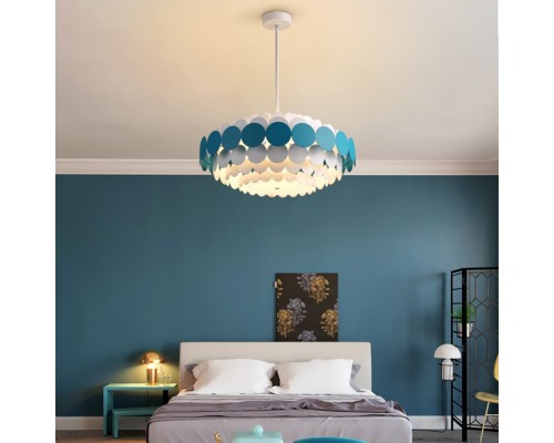 Люстра на штанге ASOLA D40 Black by ImperiumLoft