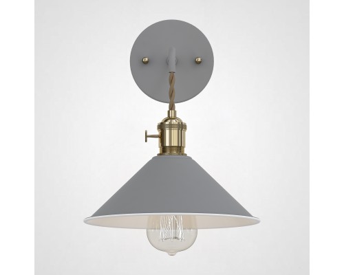 Бра с подвесным плафоном BRAID WALL Gray