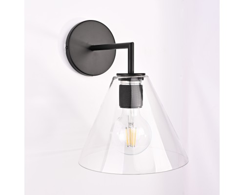 Бра RH Utilitaire Funnel Shade Single Sconce Black