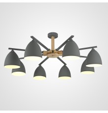 Потолочная люстра NOA 8 Gray ImperiumLoft