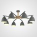 Потолочная люстра NOA 8 Gray