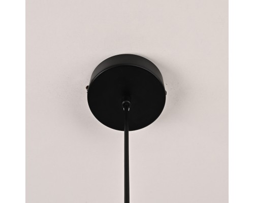 Люстра RH Utilitaire Disk Triple Pendant Black ImperiumLoft