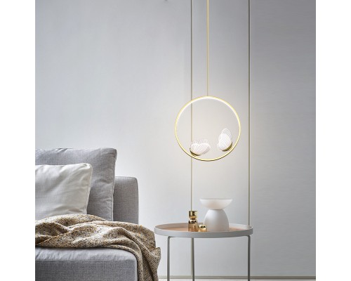 Подвесной светильник BABETTA RING 1 brass 4000К