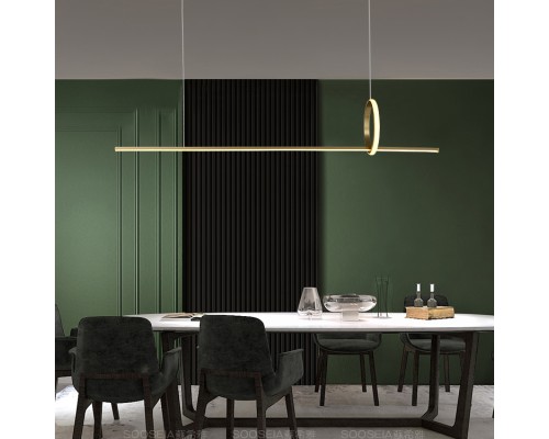 Подвесной светильник MOFFIT B LONG L90 Brass