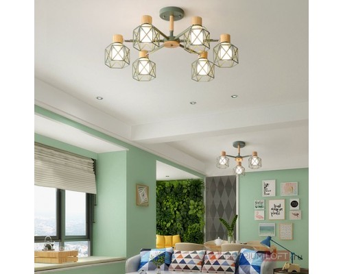 Потолочная люстра CORF B3 Champagne 3 lamps ImperiumLoft