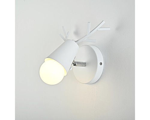 Бра с рожками DEER A White