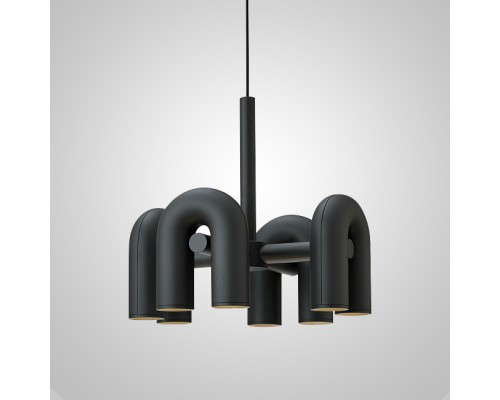 Подвесная люстра FANNY 8 Black ImperiumLoft