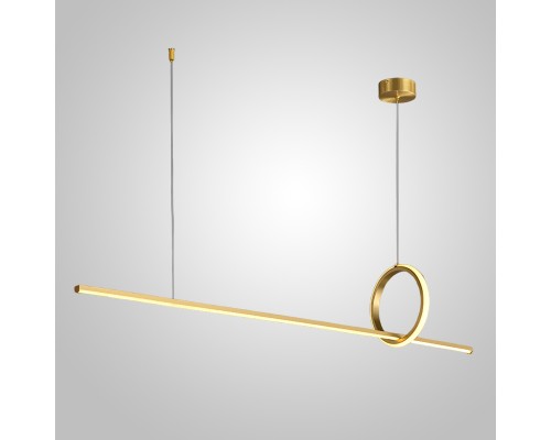 Подвесной светильник MOFFIT B LONG L90 Brass