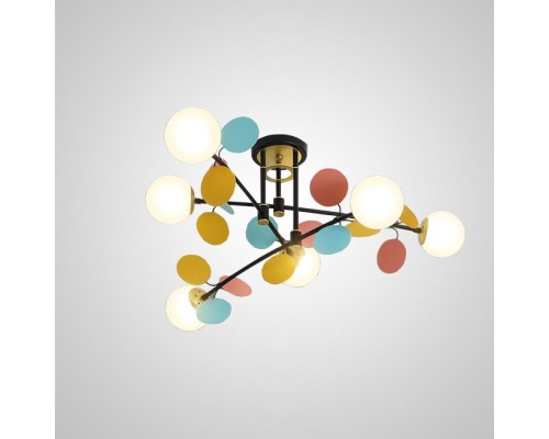 Потолочная люстра Light of MATISSE B D120 Black Multicolor ImperiumLoft